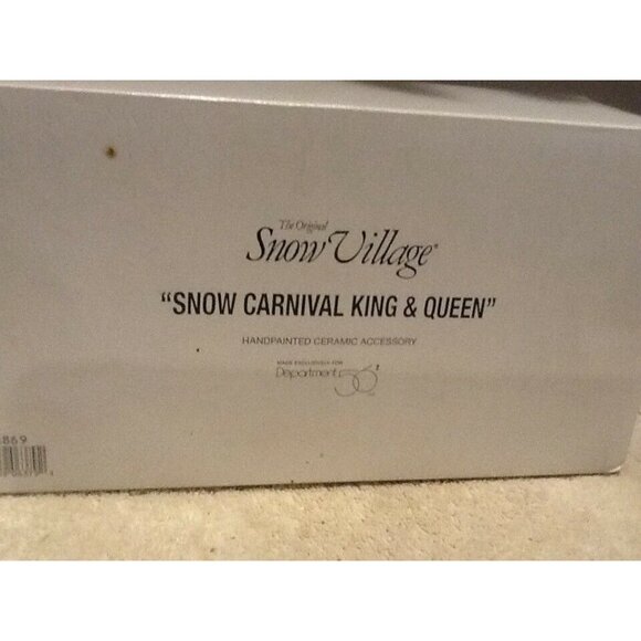 Dept 56 Snow Village - Snow Carnival King & Queen - Picture 7 of 8